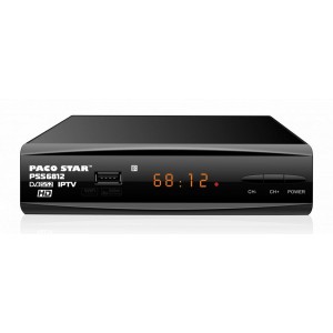Paco Star PSS6812 - HD сателитен приемник (мултистрийм)