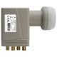 Quad TRIAX TQD 404 Gold, HIGH GAIN Universal LNB