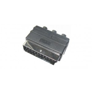 AUDIO/VIDEO преходник SCART - 3бр. RCA